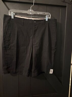 George Black Flat Front Men's Shorts